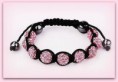 SHAMBALLA armbånd rosa